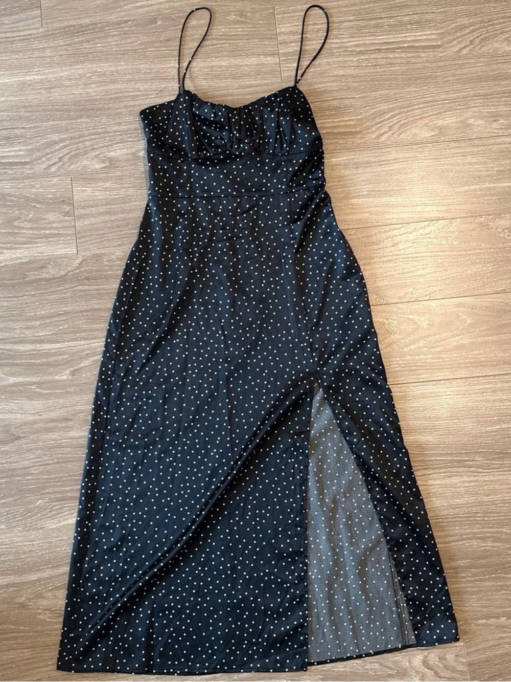 Black and White Polka Dot Dress